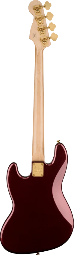 Squier 40th Anniversary Jazz Bass Gold Edition | Ruby Red Guitar