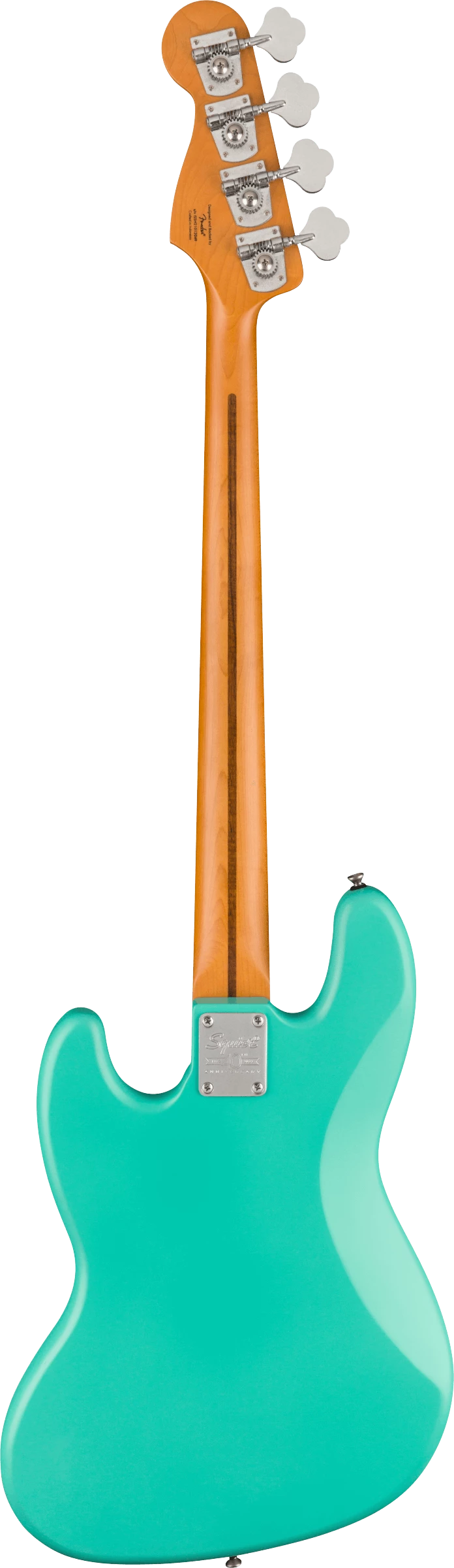 Squier 40th Anniversary Jazz Bass Gold Edition | Seafoam Green Guitar 5 Squier 40th Anniversary Jazz Bass Gold Edition | Seafoam Green Guitar