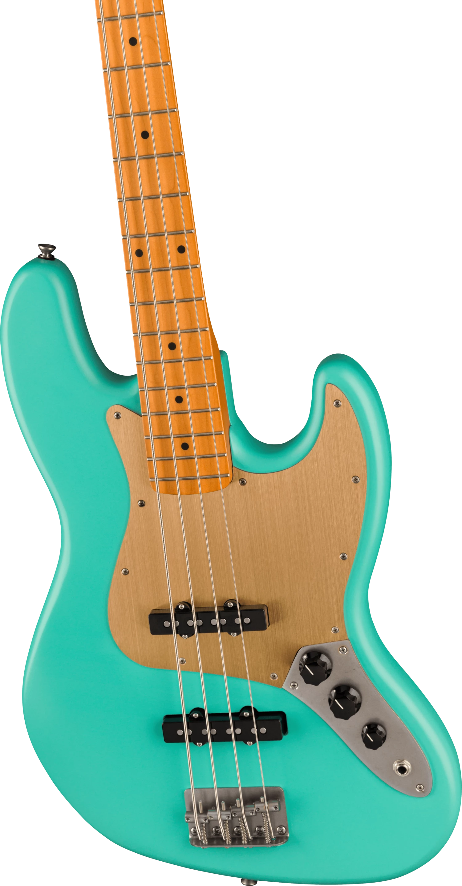 Squier 40th Anniversary Jazz Bass Gold Edition | Seafoam Green Guitar 3 Squier 40th Anniversary Jazz Bass Gold Edition | Seafoam Green Guitar