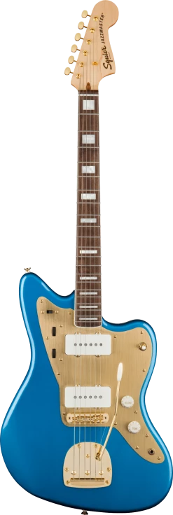 Squier 40th Anniversary Jazzmaster Gold Ediiton | Lake Placid Blue