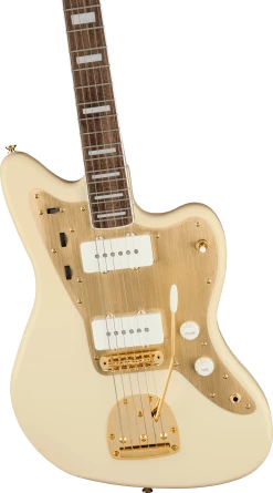 Guitar Squier 40th Anniversary Jazzmaster Gold Edition | Olympic White