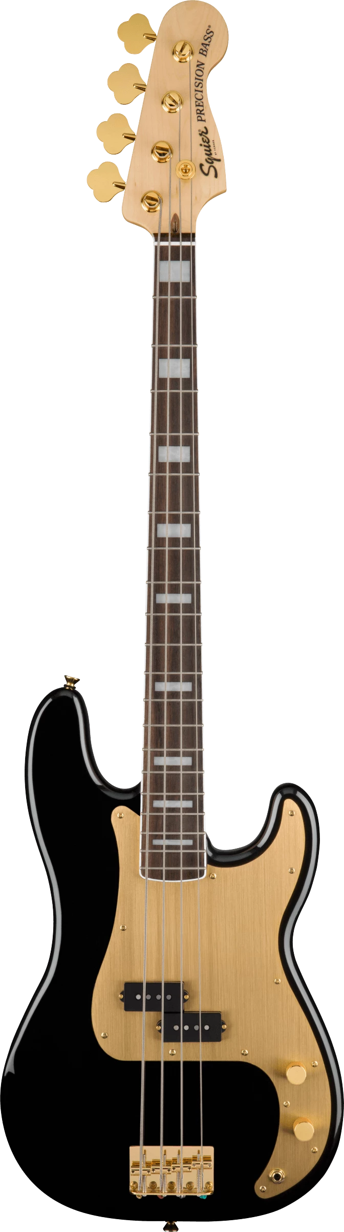 Squier 40th Anniversary P Bass Gold Edition | Black Guitar 4 Squier 40th Anniversary P Bass Gold Edition | Black Guitar