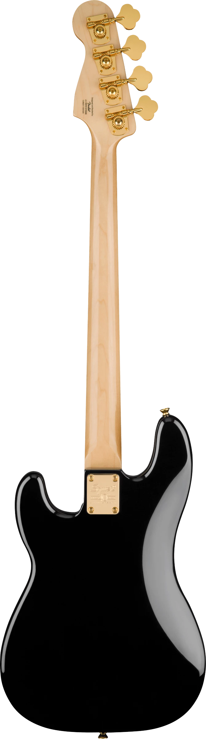 Squier 40th Anniversary P Bass Gold Edition | Black Guitar 5 Squier 40th Anniversary P Bass Gold Edition | Black Guitar