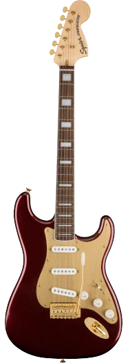 Guitar Squier 40th Anniversary Stratocaster Gold Edition | Ruby Red