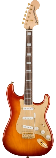 Squier 40th Anniversary Stratocaster Gold Edition | Sienna Sunburst