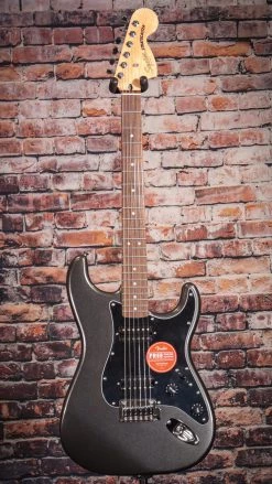 Squier Affinity Series Stratocaster Electric Guitar | Charcoal Frost Metallic