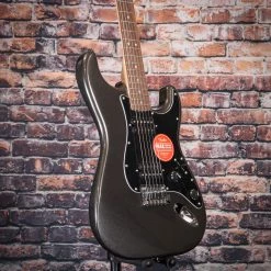 Squier Affinity Series Stratocaster Electric Guitar | Charcoal Frost Metallic