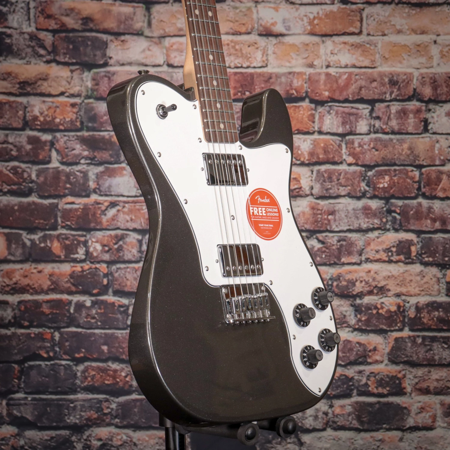 Squier Affinity Telecaster Deluxe Electric Guitar | Laurel Charcoal Frost Metallic 4 Squier Affinity Telecaster Deluxe Electric Guitar | Laurel Charcoal Frost Metallic