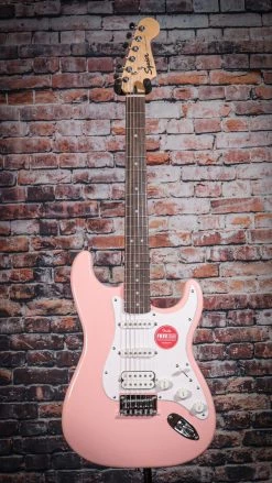 Squier Bullet Stratocaster HT HSS | Shell Pink Guitar
