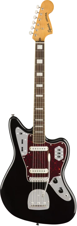 Squier Classic Vibe '70s Jaguar | Black Guitar