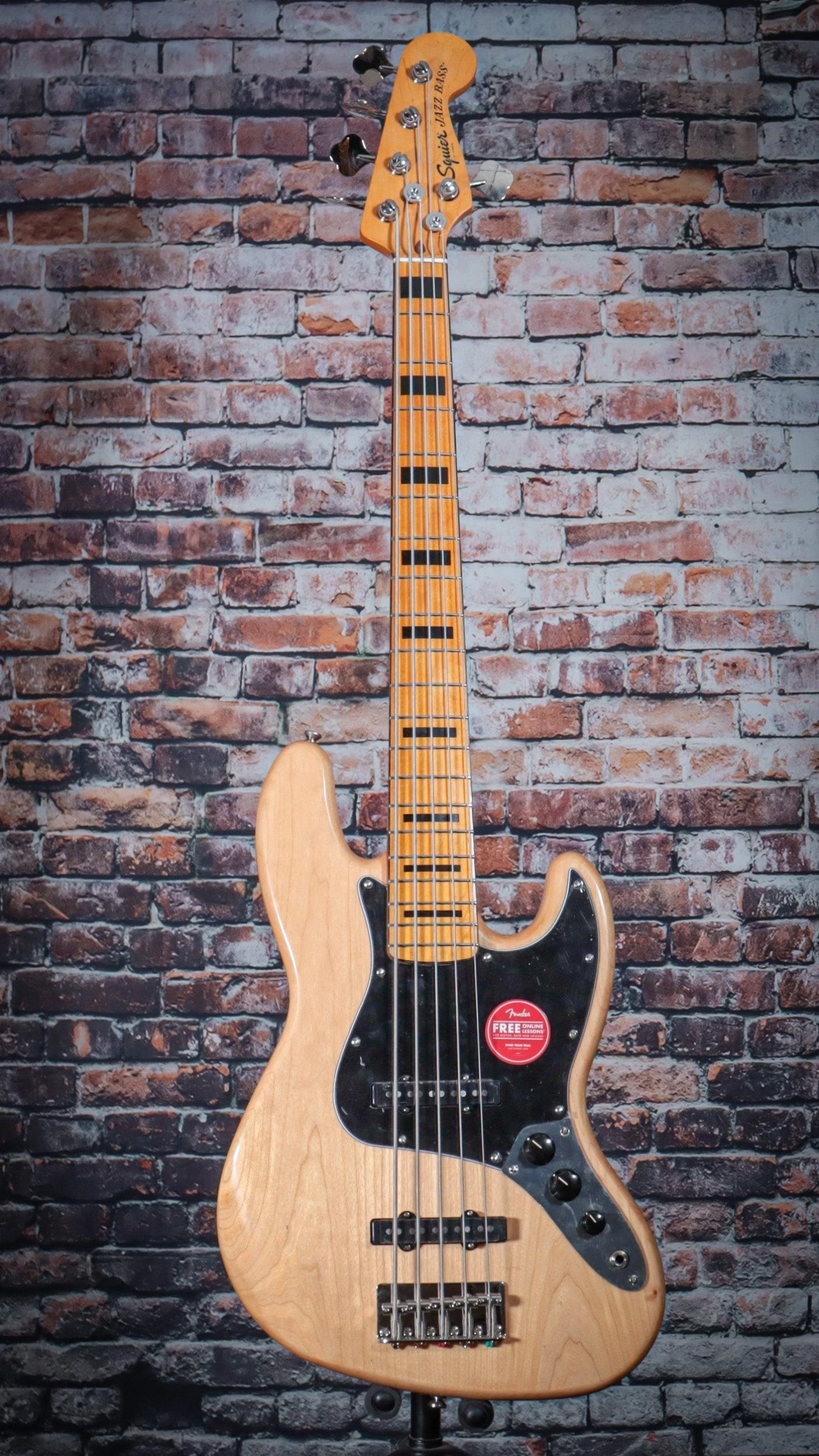 Squier Classic Vibe '70s Jazz Bass V | Natural 6 Squier Classic Vibe '70s Jazz Bass V | Natural