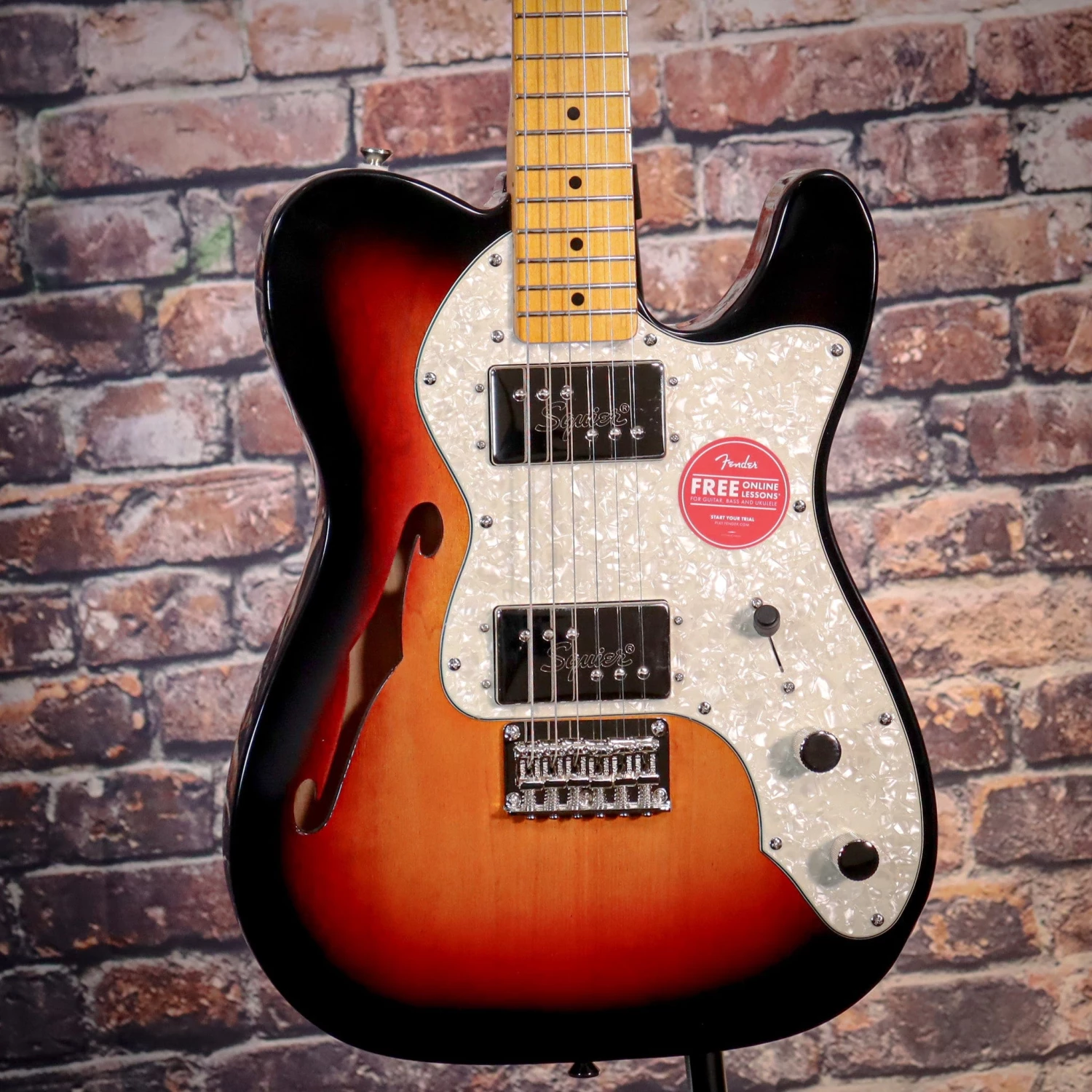 Guitar Squier Classic Vibe '70s Telecaster Thinline | 3-Color Sunburst 3 Guitar Squier Classic Vibe '70s Telecaster Thinline | 3-Color Sunburst