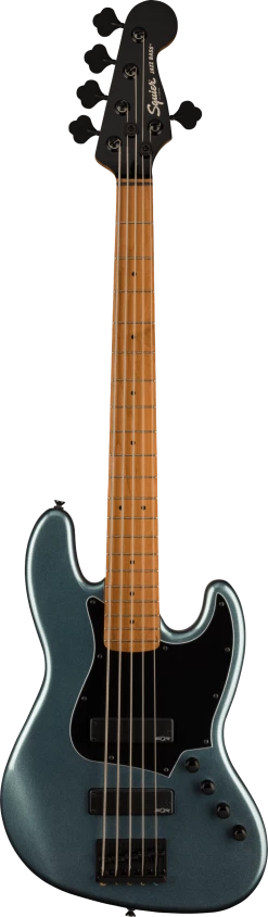 Squier Contemporary Active Jazz Bass HH V | Gunmetal Metallic Guitar