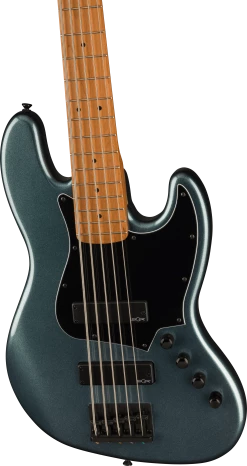 Squier Contemporary Active Jazz Bass HH V | Gunmetal Metallic Guitar