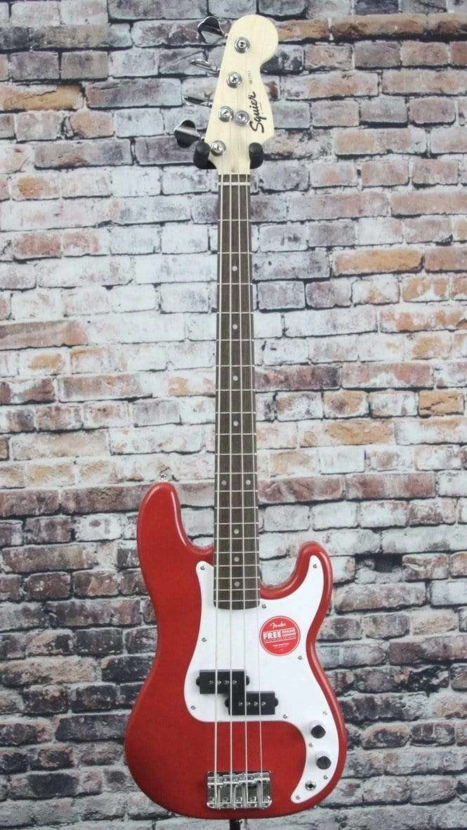 Squier Mini Precision Bass | Dakota Red Guitar 4 Squier Mini Precision Bass | Dakota Red Guitar