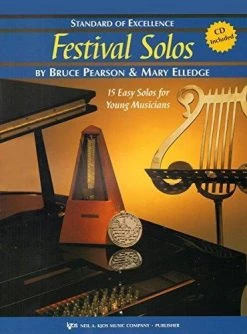Kjos Standard Of Excellence - Festival Solos Book/CD Book 2 - Alto Saxophone
