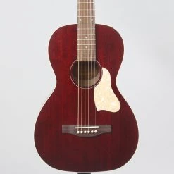 Art & Lutherie Roadhouse Parlor Acoustic Guitar | Tennesse Red W/ Bag