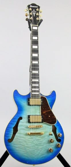 Ibanez AM93 QM Artcore Expressionist Hollow Body Guitar | Jet Blue Burst 7 Ibanez AM93 QM Artcore Expressionist Hollow Body Guitar | Jet Blue Burst