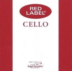 Super Sensitive Red Label 4/4 Full Size Cello Strings