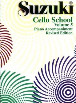 Warner Brothers Suzuki Cello School | Volume 5 Piano Accompaniment | Revised Edition Books