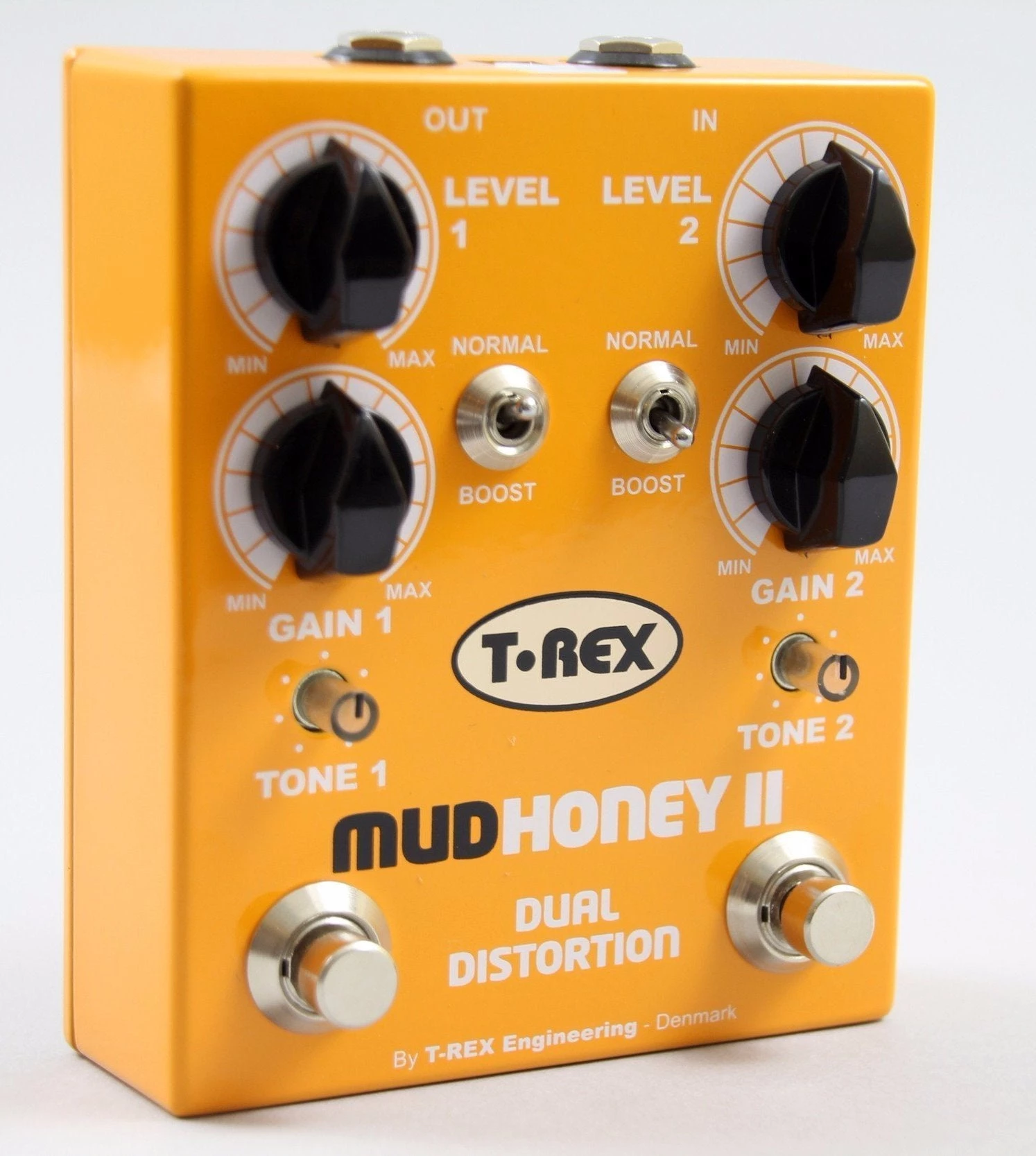 T Rex Effects T-Rex MudHoney II Dual Distortion Guitar Pedal 3 T Rex Effects T-Rex MudHoney II Dual Distortion Guitar Pedal