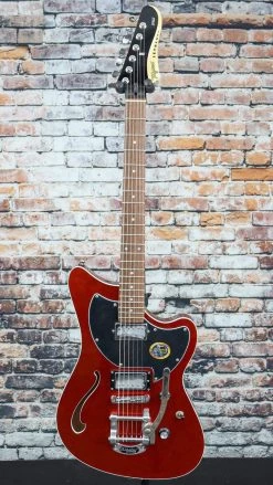 Tagima Jet Blues Deluxe Semi-Hollow Guitar | Mettalic Orange