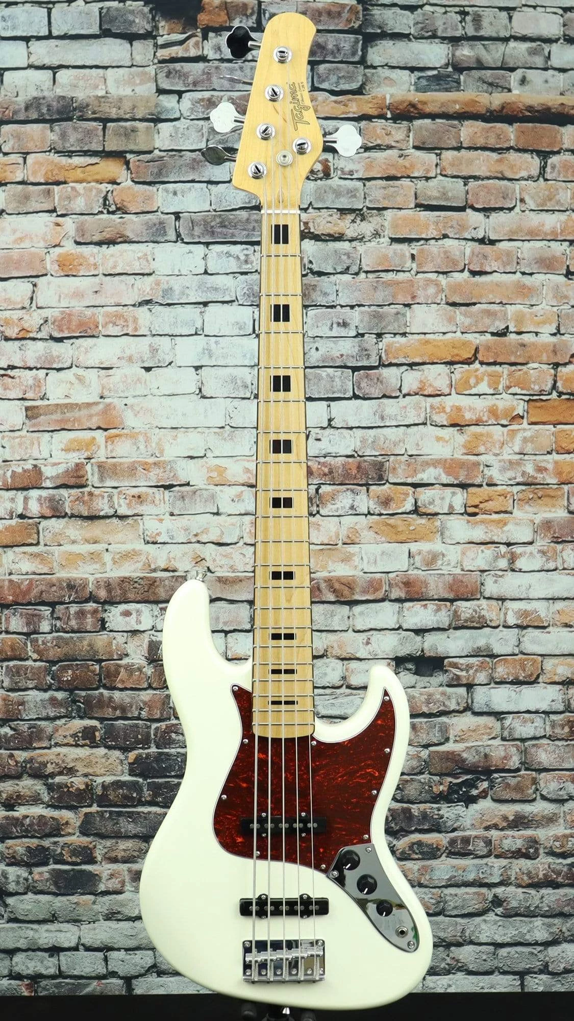 Tagima TJB-5 Jazz Style 5-String Bass Guitar | Olympic White 4 Tagima TJB-5 Jazz Style 5-String Bass Guitar | Olympic White