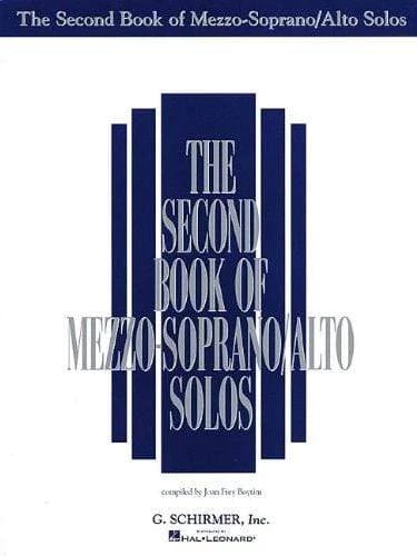 Schirmer The Second Book Of Mezzo-Soprano/Alto Solos Vocal Books 3 Schirmer The Second Book Of Mezzo-Soprano/Alto Solos Vocal Books
