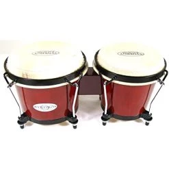 Toca Synergy Wood Bongos - Rio Red | 2100RR World / Hand Percussion