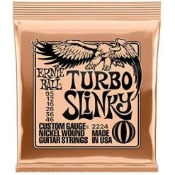 Ernie Ball Turbo Slinky Nickel Wound Electric Guitar Strings 9.5 - 46 Gauge