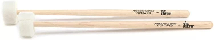 Vic Firth American Custom Timpani Mallets - T2 Cartwheel Concert / Marching 3 Vic Firth American Custom Timpani Mallets - T2 Cartwheel Concert / Marching