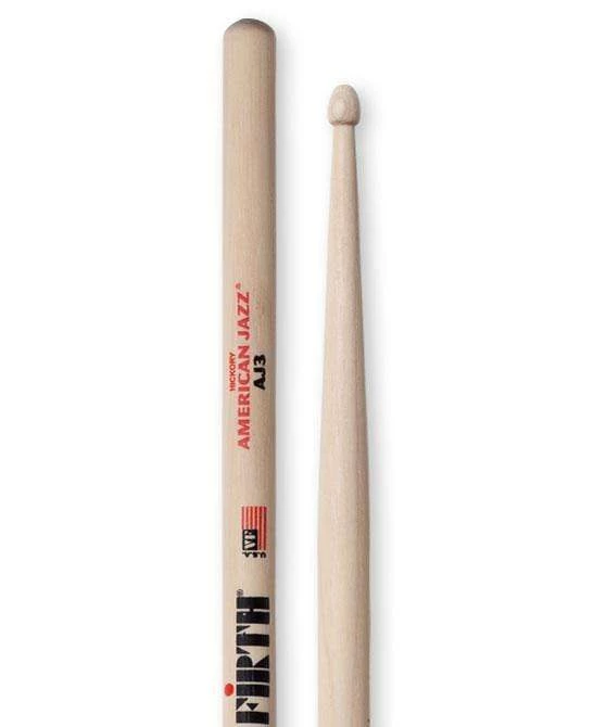 Vic Firth American Jazz 3 Drum Sticks 3 Vic Firth American Jazz 3 Drum Sticks