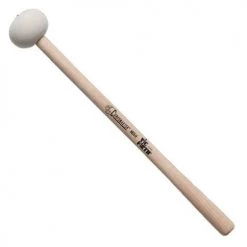 Vic Firth Corpsmaster Hard Bass Drum Mallets - Large Concert / Marching
