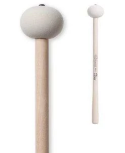 Vic Firth Corpsmaster Hard Bass Drum Mallets - Large Concert / Marching