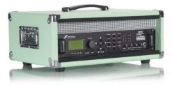 Gator Vintage Amp Vibe Rack Case, 3U Seafoam Green Portable Racks
