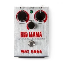 Dunlop Way Huge 25th Anniversary Red Llama Overdrive Pedal Effects