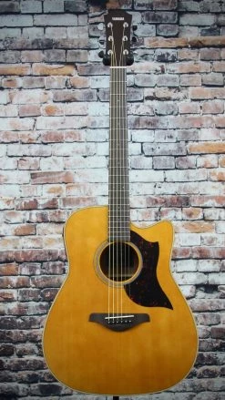Yamaha A1M VN Acoustic Electric Guitar | Vintage Natural