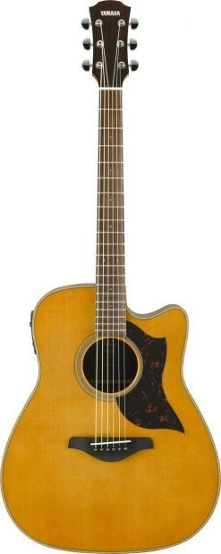 Yamaha A1RVN Folk Cutaway Acoustic Electric Guitar - Rosewood - Vintage Natural