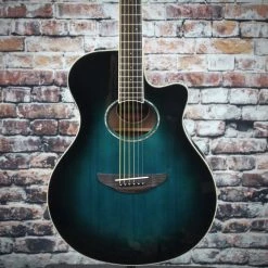 Yamaha APX600 Thin-line Cutaway - Oriental Blue Burst Guitar