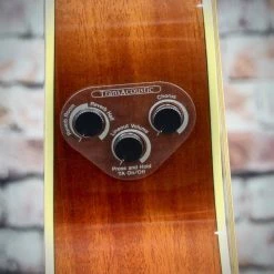 Yamaha FS-TA TransAcoustic Acoustic-Electric Guitar | Vintage Tint